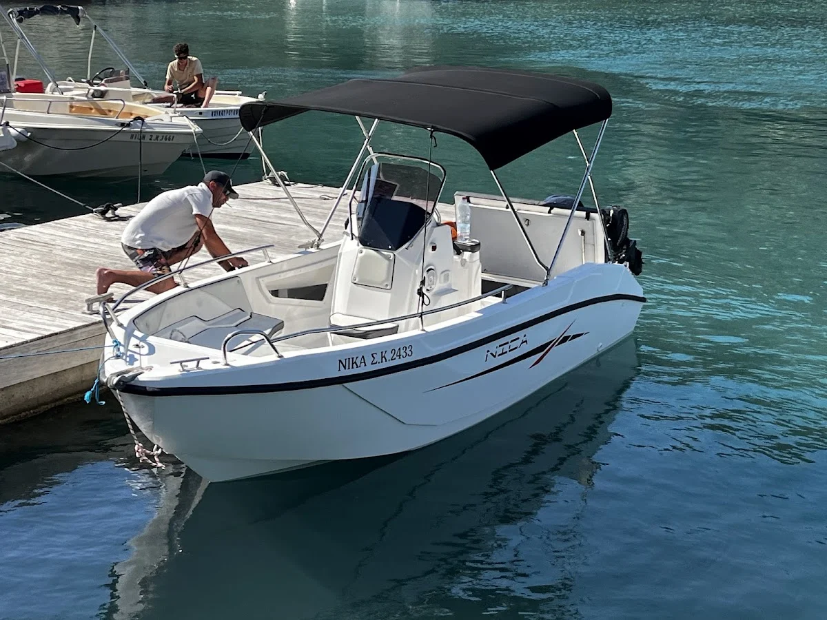 Blue Lagoon Corfu- Rent a Boat paleokastritsa Corfu- Boat trips with a skipper-Trips to the Caves - 2