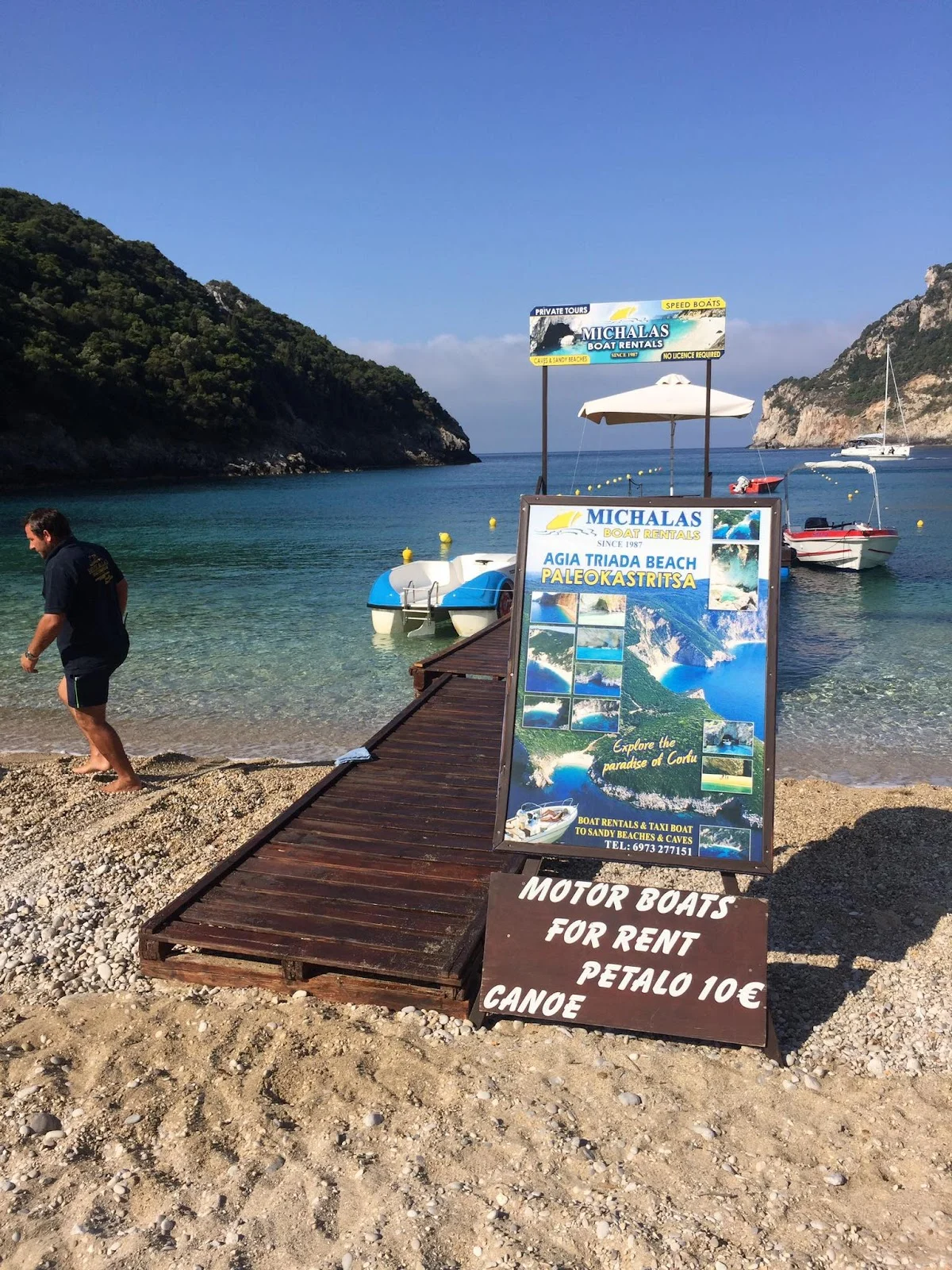 Michalas Boat Rental - Aghia Triada Beach
